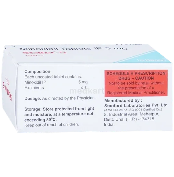 staha 5mg tablet 10's